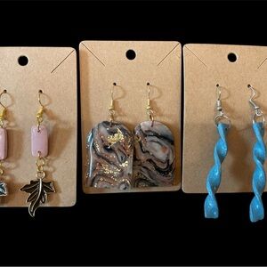 Elegant Multicolor Earrings Set